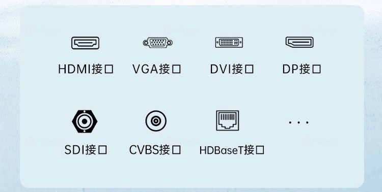 2、多种接口类型-东微TENDZONE 视频矩阵 VMC-32-04；视频矩阵 VMC-64-04；混合视频矩阵VMC-160-04