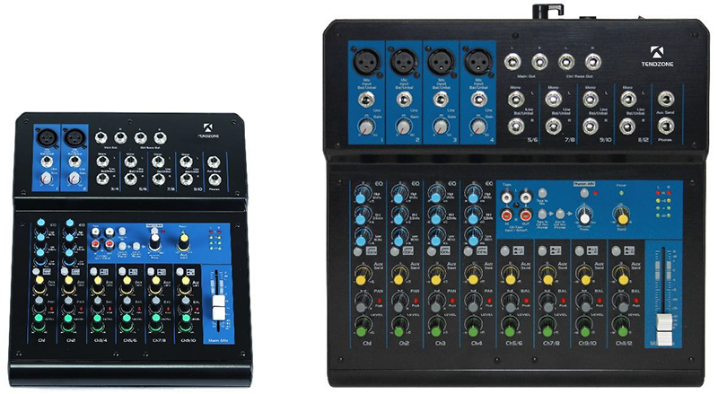 东微TENDZONE 模拟调音台 AMT10E、AMT12E