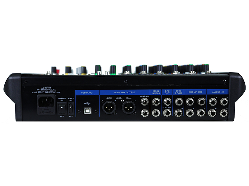 东微TENDZONE 12路四编组专业调音台 AMT12FX 东微TENDZONE 12路四编组专业调音台 AMT12FX