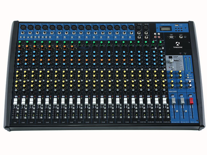 东微TENDZONE 24路四编组专业调音台 AMT24FX