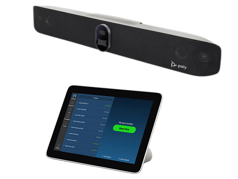 宝利通（POLYCOM）StudioX70+TC8  (AI智能降噪+语音跟踪+4K双镜摄像头+会议软件+触控屏）