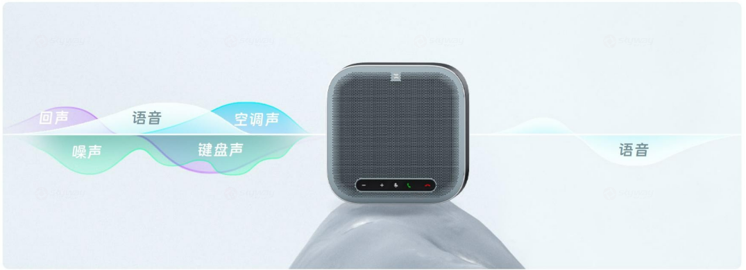 AI降噪，人声更保真-维海德中型会议室一体化视频会议解决方案