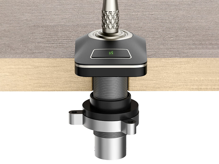 东微TENDZONE带固定式底座心形电容式鹅颈话筒 （模拟5芯）TZOL-DCS-15F5