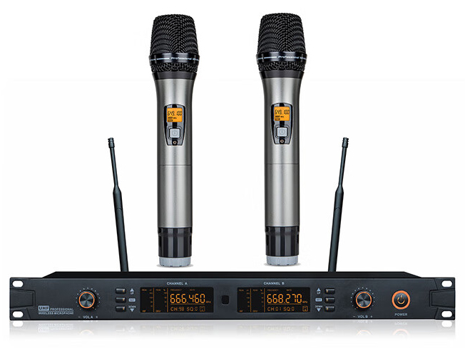 东微TENDZONE 双通道无线手持话筒 TZOL-WM-102H2