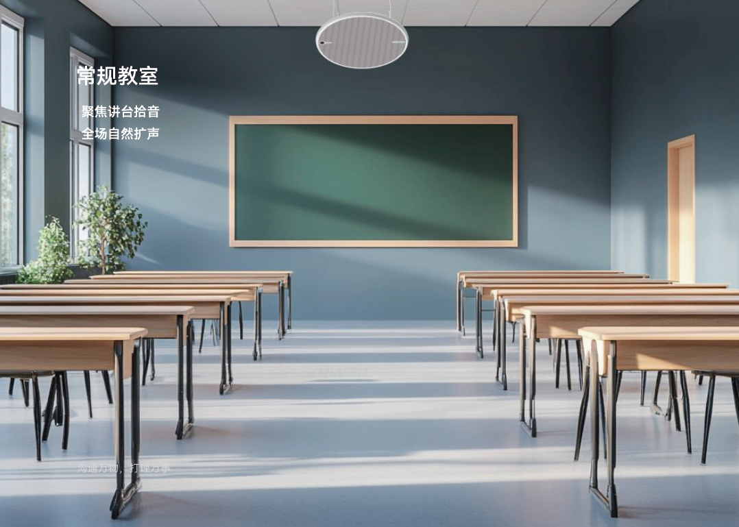 （常规教室）思必驰视频会议方案：教育行业高端吸顶麦克风MC08方案