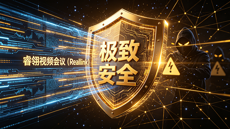 3、筑牢军工通信防线，睿翎视频会议（Reallink）全栈加密守护机密