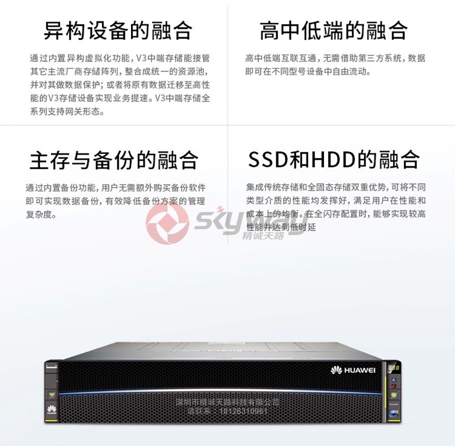 5、OceanStor 5300 V3存储系统-多种融合方式