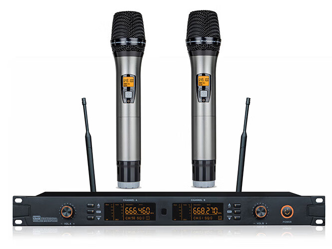 东微TENDZONE 双通道无线手持话筒 DR-502E