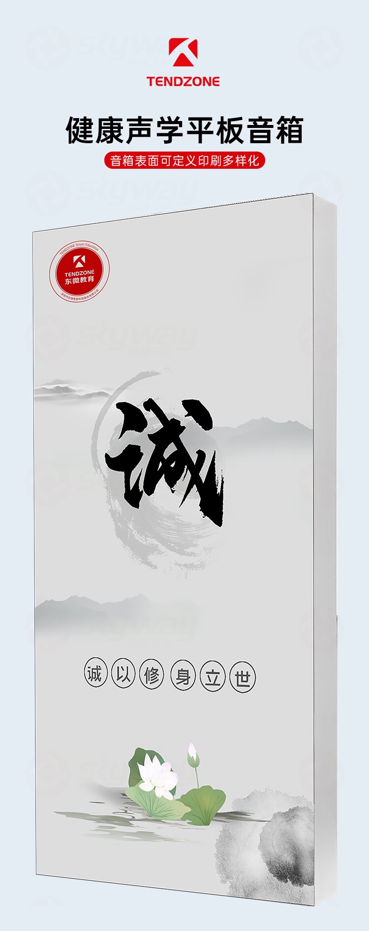 1、学校健康声学平板音箱-东微TENDZONE 教学平板音箱 MH-N50C