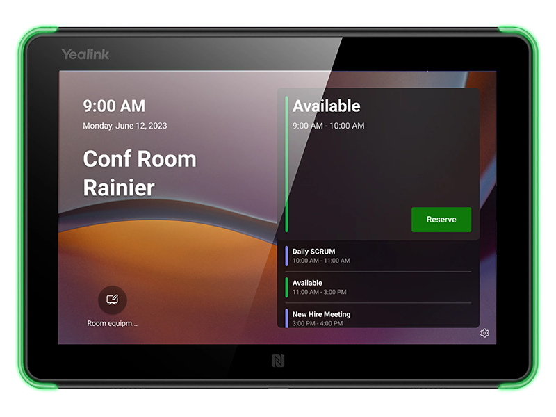 亿联 RoomPanel Plus E2 10.1英寸大触控屏幕的会议室电子门牌 亿联 RoomPanel Plus E2 10.1英寸大触控屏幕的会议室电子门牌