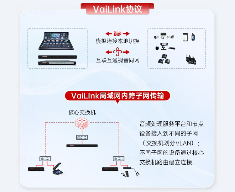 6、vailink协议，局域网内跨子网传输-东微 TENDZONE 双通道输入VaiLink适配器 TZOL-DCS-A20；双通道输出VaiLink适配器