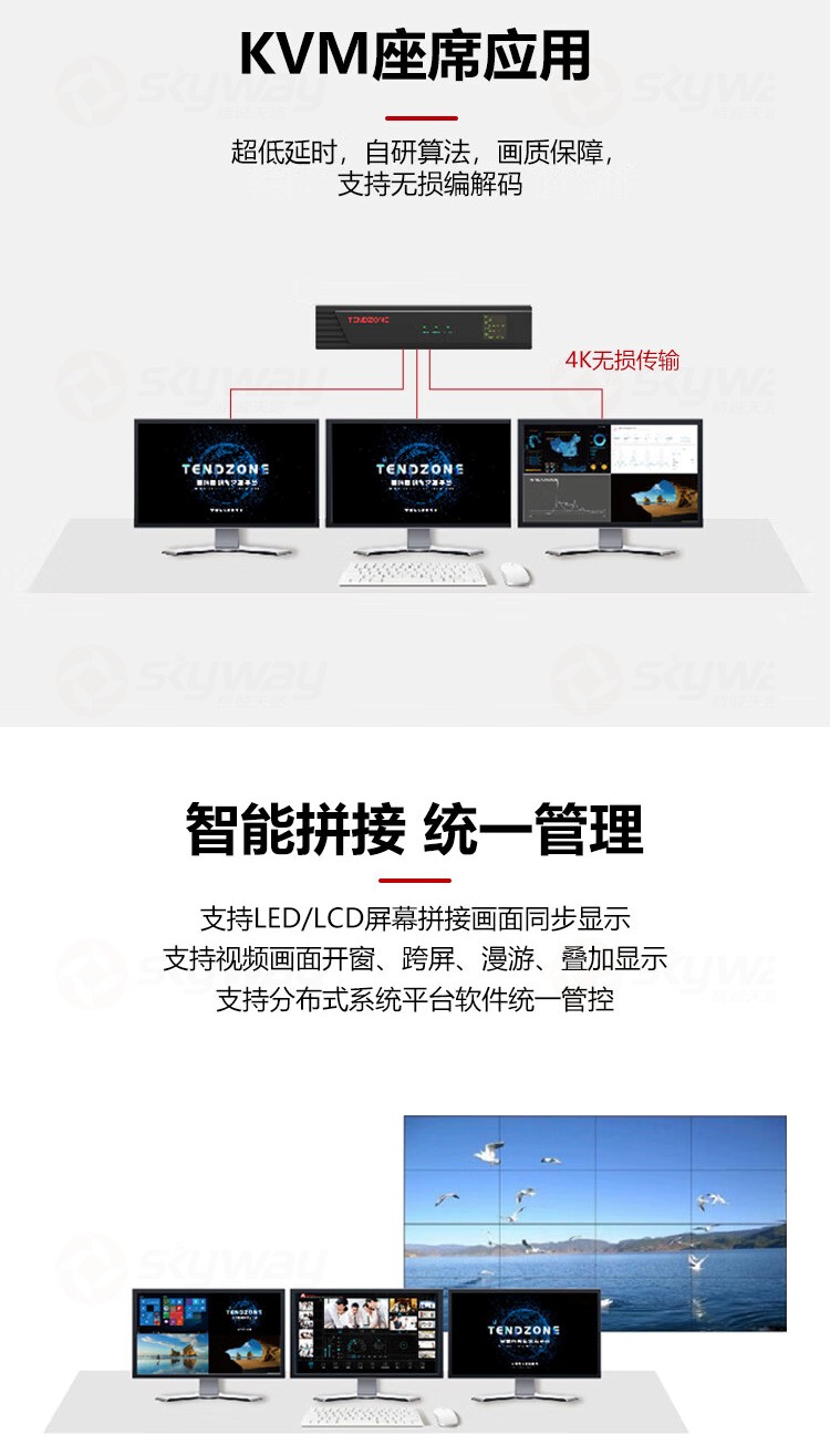 2、超低延时，画质保障-东微TENDZONE单通道4K一体云节点TZOL-DIS-46 