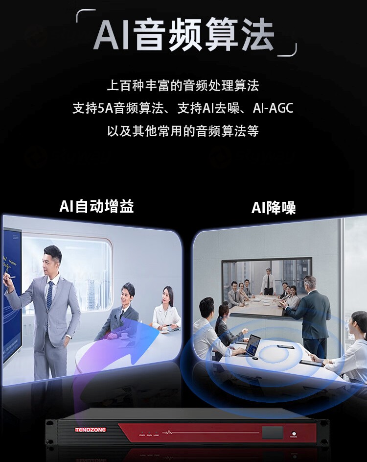 6、AI音频算法-东微TENDZONE AI网络音频处理器（16x16）SOL-AIV1616；AI网络音频处理器（8x8）SOL-AIV88